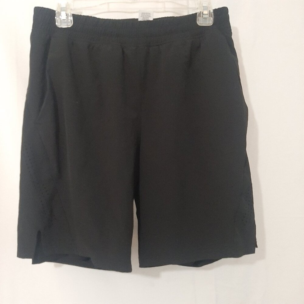 Men's Athletic Works Black Gym Shorts Sz M 32-34 waist